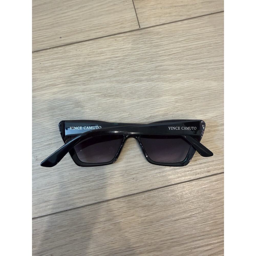 Vince Camuto Cat Eye Sunglasses Black Frame Smoke Gradient Lens VC899 OX - Picture 2 of 4
